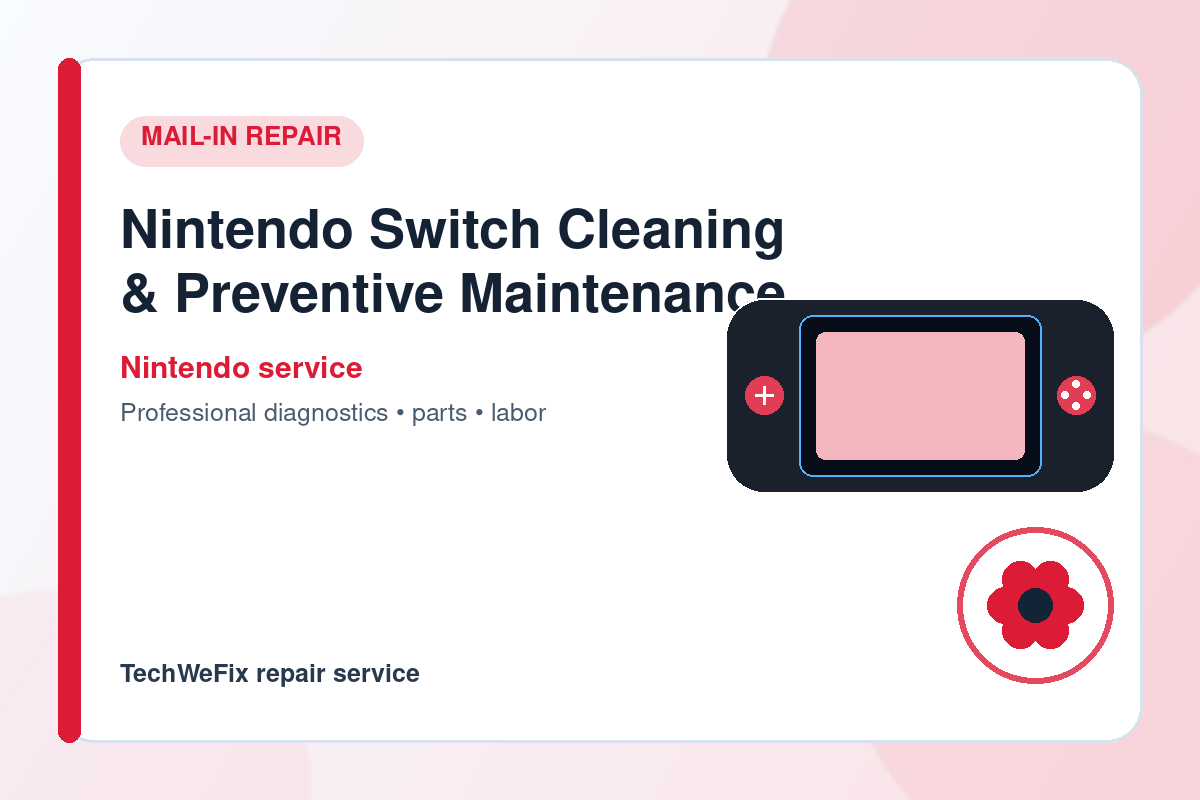 Nintendo Switch Overheating / Cleaning Service