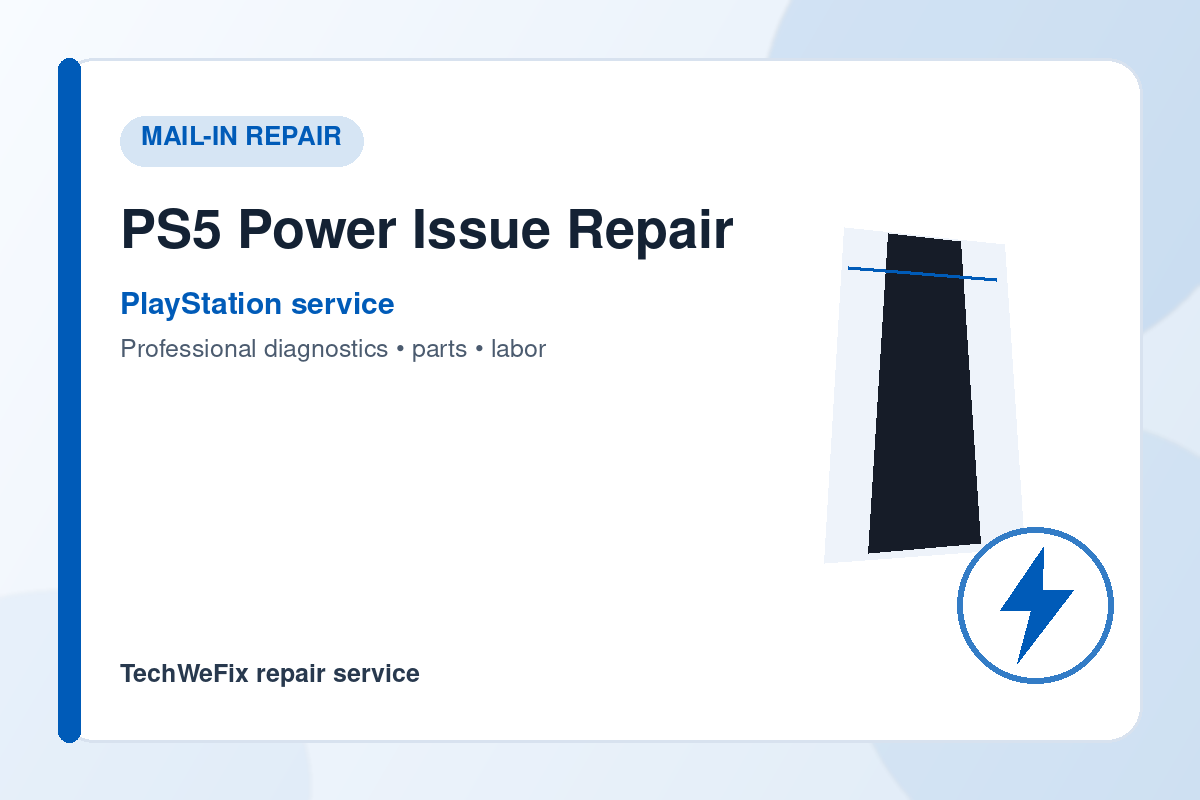 PS4 Power Issue Repair